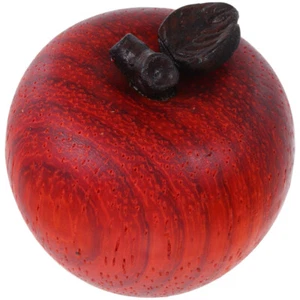Wood Carving Little Apple Fruit Cutouts Wedding Gift Wooden Figurines - Picture 1 of 12