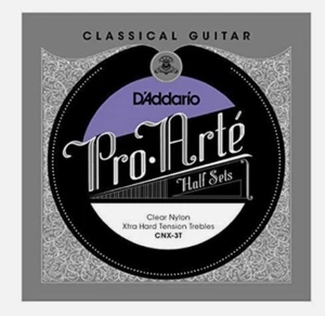 Half Set Clear Nylon Classical Guitar Extra Hard Tension CNX-3T Pro-Arte - Picture 1 of 19