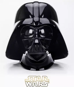 Star Wars schwarz Darth Vader elektronische Maske Kopfbedeckung Helm variabel Stimme neu - Bild 1 von 8