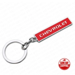 For Chevy 3D Logo Sport Alloy Car SUV Home Key Keychain Ring Decoration Gift Red - Bild 1 von 4