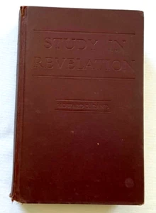 Study in Revelation, Howard B. Rand HC 1st Edition Vintage (1941) - Imagen 1 de 6