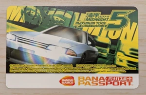 Unused Bandai Namco BANAPASSPORT Card WMMT Wangan Midnight Maximum Tune - Picture 1 of 1