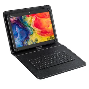 ACEPAD 10 Zoll Tasche mit Tastatur für Tablet - Deutsch QWERTZ Hülle - USB-C - Bild 1 von 5