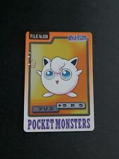 Carddass Jigglypuff File n. 039 Pocket Monsters Giapponese 1997 Bandai Pokemon