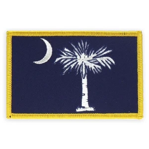 PinMart's Embroidered US State Flag Patch- South Carolina Flag - Picture 1 of 1