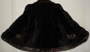 Chaqueta de Piel Reversible de Visón Negro Cortado Talla 4-6 EXCELENTE CONDICIÓN Envío Gratuito - Imagen 1 de 10