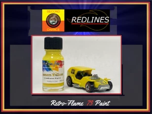 Retro-Flame 73 "Lemon Yellow" Urethane Paint for Hot Wheels RL Resto SCR-PT0039 - Picture 1 of 3
