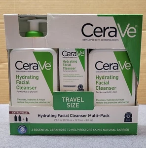 Cerave Hydrating Facial Cleanser Multi Pack - Picture 1 of 3