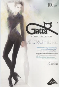 Classic Opaque Microfibre Tights 100 Denier Gatta "ROSALIA" - Picture 1 of 5
