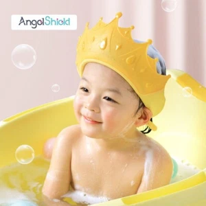 Baby Waterproof Adjustable Silicone Shower Crown Cap - Picture 1 of 8