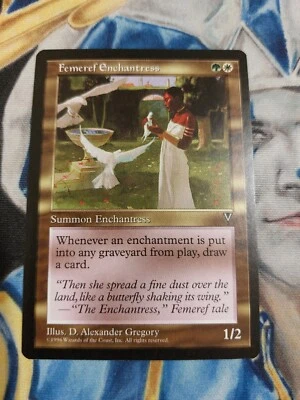 Femeref Enchantress MTG Visions Rare Multi-Color Creature Near-Mint x1 GG1 - Image 1 of 4