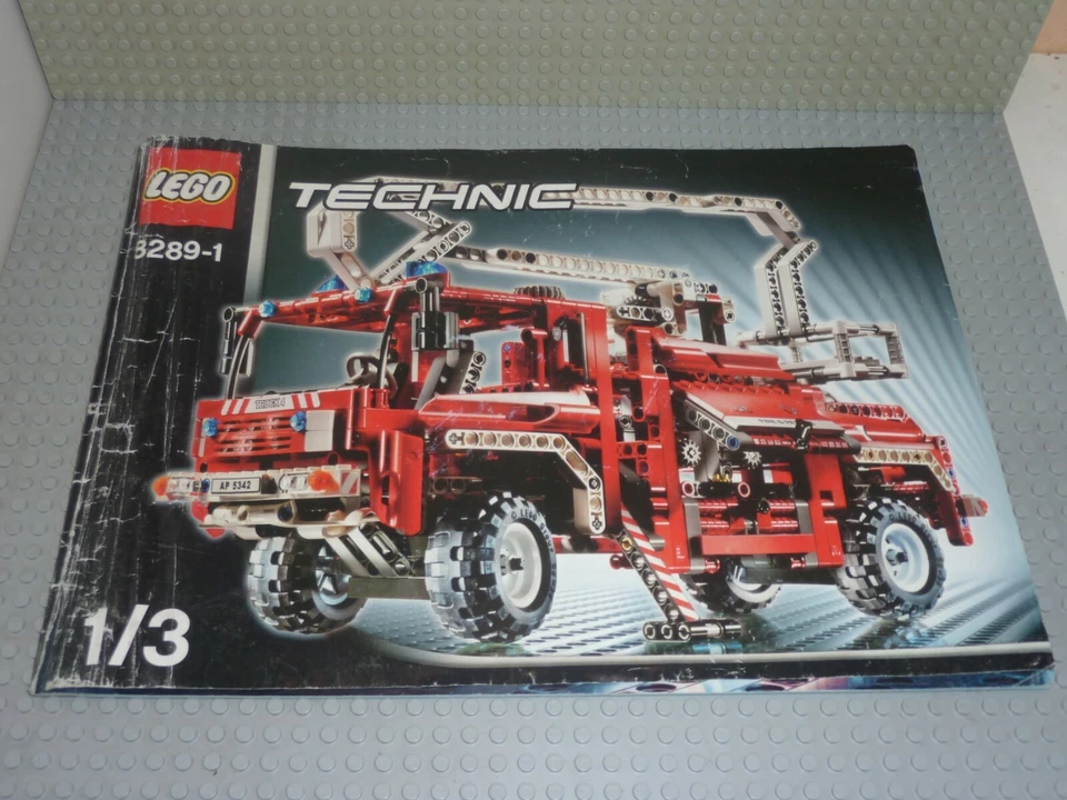 Notice instruction booklet LEGO Technic livret 1/3 Set 8289-1: Fire Truck - Photo 1/1