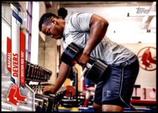 Rafael Devers 2020 Topps Short Print Variations 5x7 #314 22/49 Red Sox