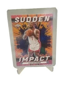2023-24 Topps Chrome #SI-10 Cam Whitmore Sudden Impact Rockets - Bild 1 von 2
