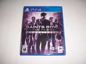 Caja de repuesto estuche SAINTS ROW TERCERA REMASTERIZADA PS4 ORIGINAL *SIN DISCO* - Imagen 1 de 2