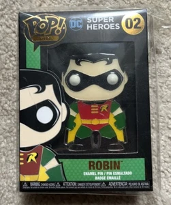 Funko Pop! Pin Robin # 02 DC Super Heroes New In Box - Picture 1 of 3