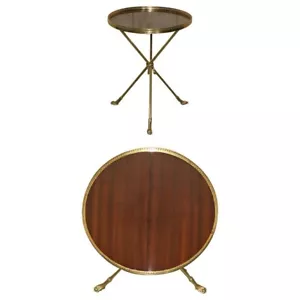 HIGHLY COLLECTABLE MID CENTURY MODERN MAISON BAGUES GUERIDON OCCASIONAL TABLE - Picture 1 of 20