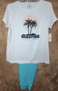 Large Secret Treasures Pajama Set Top and Jogger Bottoms Women's Regular 12-14 - Picture 1 of 8