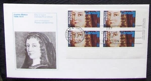 Canada, FDC Jeanne Mance 1606-1673, 1973. Card with bilingual text. - Picture 1 of 1