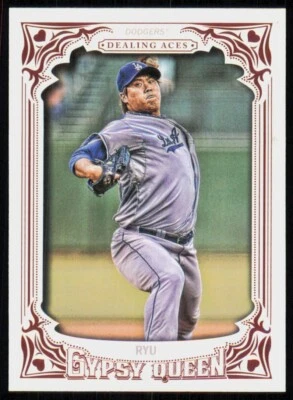 2014 Topps Gypsy Queen Dealing Aces Hyun-Jin Ryu #DA-HR - Image 1 of 2
