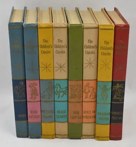 The Children's Classics 8 Hardcover 1961 Book Lot Holt Rinehart Winston - Imagen 1 de 3