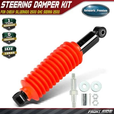 Front Steering Damper for Chevy Silverado 2500 HD 01-08 GMC Sierra 2500 HD Jeep - Image 1 of 4