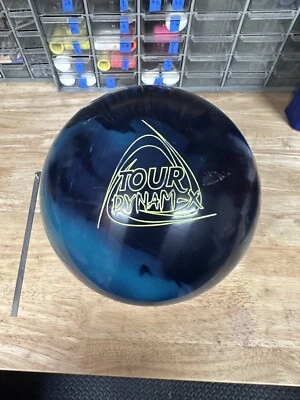 USED - Bowling Ball - 15 lb - Rotogrip "TOUR DYNAM-X" -DRILLED WEIGHT -14lb 13oz - Image 1 of 4