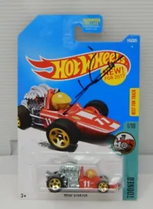 Hot Wheels 2017 Tooned Head Starter 1/10 Signed by Mario Andretti - Picture 1 of 2