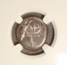 5th Century BC Pamphylia, Aspendus Ancient Greek Silver Stater NGC F