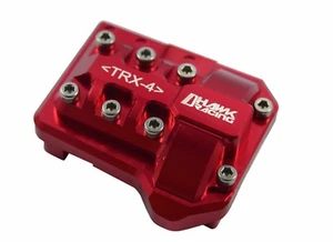 Cubierta difusora de aluminio mecanizado CNC roja para Traxxas TRX-4 Crawler Dhawk Racing - Imagen 1 de 2
