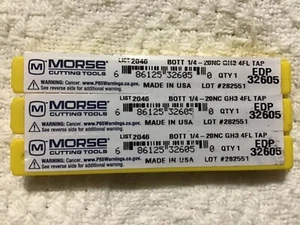 Morse Bott 1/4-20NC GH3 4FL Tap - Picture 1 of 2