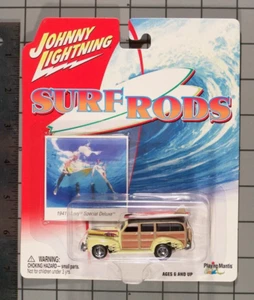 Johnny Lightning 2003 Surf Rods, '41 Chevy Special Deluxe, pale yellow w/panels - Picture 1 of 1