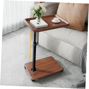 C Table End Table Adjustable Height, 360°Swivel TV Tray Table for Small - Picture 1 of 7