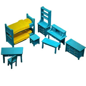 Diorama 1/64 Bed Cabinet Furniture Model City Garage Scene Props Model Accessory - Picture 1 of 15
