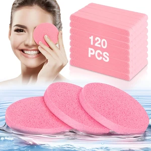 120 PZ Spugna Viso Bulk Forniture per Estetista, Spugne Viso Compresse - Foto 1 di 12
