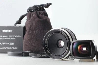 Probado [COMO NUEVO con buscador de 21-28 mm] Lente de tornillo Leica Canon... - Imagen 1 de 4