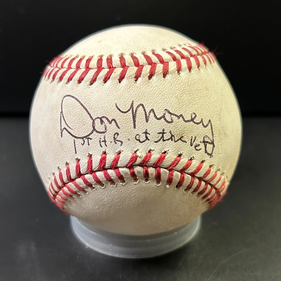 Don Money "1st HR at the Vet" Autografiado en Persona Béisbol Filis VER DESCRIPCIÓN Foto 1 de 4