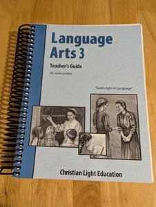 Language Arts 3 Teacher's Guide Christian Light  2nd Edition 5th Printing 2022. - Bild 1 von 5