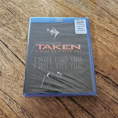 Taken 1 (Blu-ray Disc, 2009, 2-Disc Set, Extended Cut) Liam Neeson NIP - Image 1 of 3