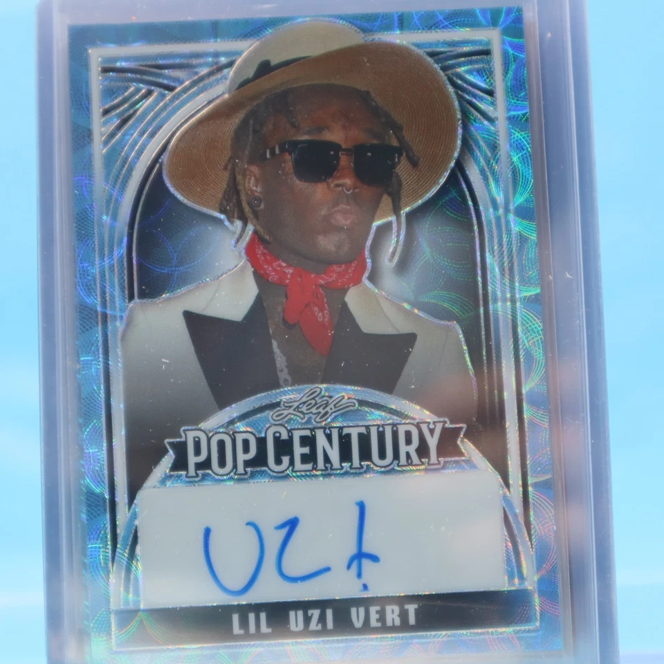 LIL UZI VERT 2024 Leaf Pop Century #10/10 Autograph "RAPPER" - Image 1 of 2