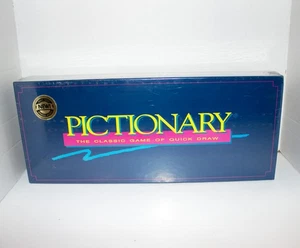 Pictionary Classic Game Quick Draw Golden Word Guessing Party 1993 NEW WRAP DMG - Picture 1 of 6