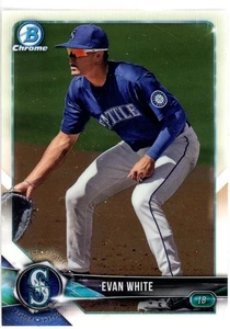 2018 Bowman - Chrome Prospects Evan White #BCP98 (RC) - Picture 1 of 2