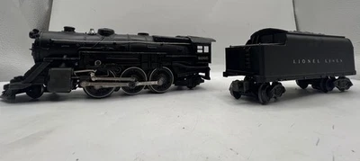 Lionel Postwar 2025 2-6-2 Steam Locomotive & 6466WX Whistle Tender O Gauge Works - Image 1 of 4