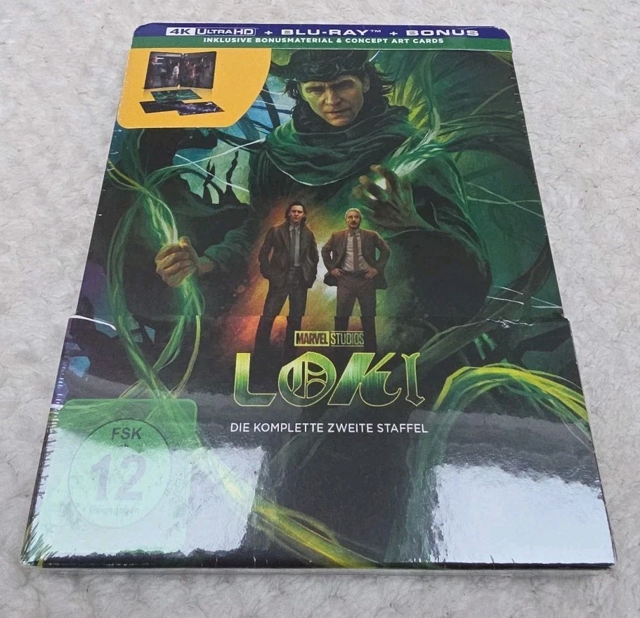 Loki: The Complete Second Season 4K UHD & Blu-Ray Steelbook New German Packaging - Image 1 of 4