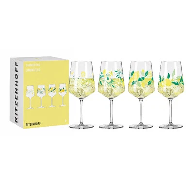 Hugo Aperitifgläser 4er Set SOMMERTAU Limoncello Ritzenhoff Frühjahr 2024 - Bild 1 von 4