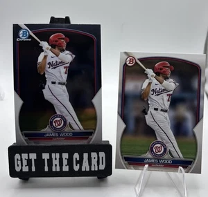 James Wood 2023 Bowman Chrome Prospect BCP-129 Washington Nationals - Picture 1 of 3
