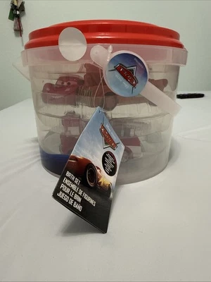 Conjunto de brinquedos de banho Disney Pixar Cars Lightning McQueen, Sarge, Sheriff, Mater e Red - Imagem 1 de 2