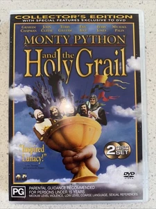Monty Python and the Holy Grail DVD 1974 Region 4 - Picture 1 of 3