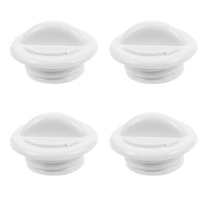  4pcs Freezer Drain Hole Stoppers Leakproof Cooler Drain Plugs Replacement - Picture 1 of 9