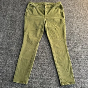 Old Navy Rockstar Mid Rise Damen Skinny olivgrün Denim Jeans Größe 16 - Bild 1 von 9